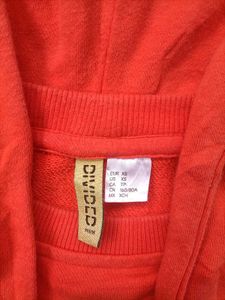 H&amp;M Red Cropped Hoodie