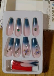 (PACK OF 2) Printesety Nails Extension With Gl 💅