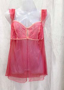 3258. Sheer Pink Babydoll