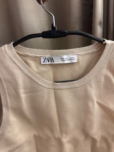 Zara Ribbed Knit Tank Top