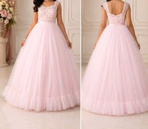 Elegant Pink Embellished Gown