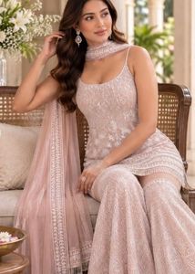 Exquisite Embellished sharara Set