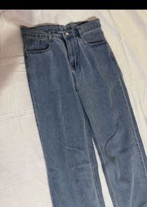 Light Wash Wide Leg Jeans