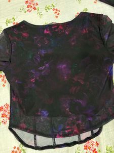 Mesh Corset Style Top