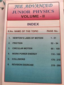 Narayana Physics JEE Advanced Books