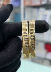 Elegant Gold Bangle Set