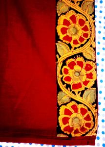 Embroidered Maroon Kurta for Women