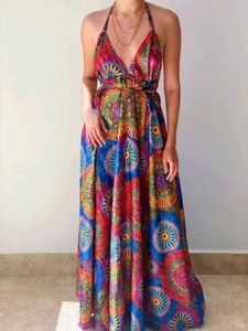 Vibrant Maxi Dress