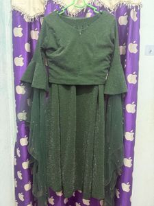 Stunning Emerald Green Lehenga Set