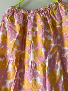 Floral Tiered Skirt