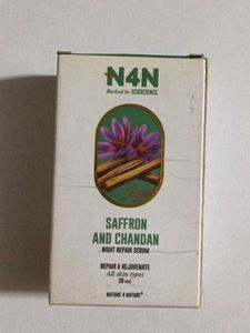 N4N Saffron & Chandan Night Repair Serum