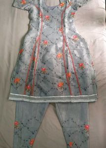 Handstitched Floral Kurta Set 😀