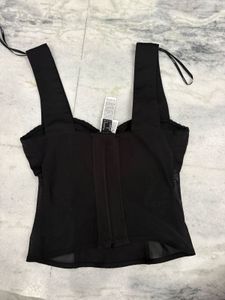 F21 Lace Trimmed Sheer corset (xs)