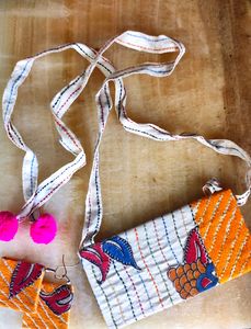 Handmade Fabric Jewelry Set