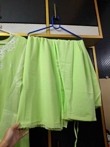 Pistachio Green Embroidered Kurta Set