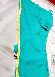 Teal Green Printed Kurta Set