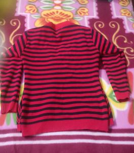 Striped Knit Cardigan