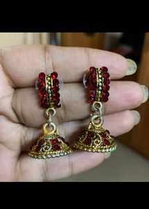 COMBO 3 Red Gemstone Earrings