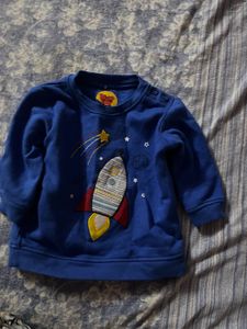 Blue Rocket Space Sweatshirt