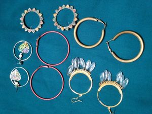 Assorted Hoop Earrings Set