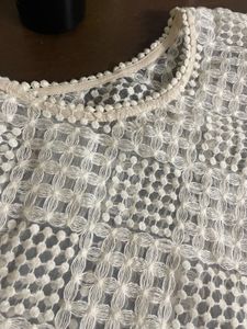 Elegant White Lace Top