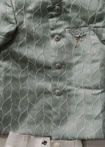 1 Yr Old Boy Sherwani With Pant Set