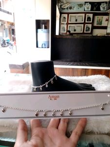 Fancy Payal Aman Brand Anklets Pure Silver