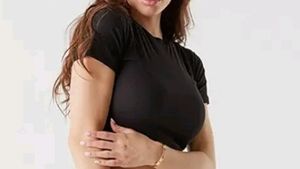 Ribbed Black Crop Top