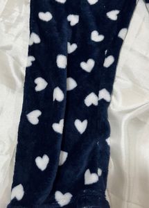 Cozy Heart Print Pajama Pants