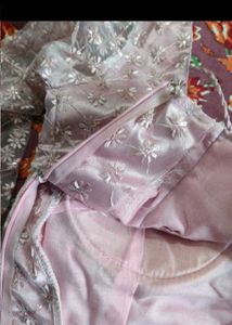 Elegant Pink Embroidered Lehenga Choli