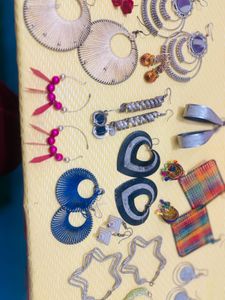 19 Assorted Earrings - Unique Styles