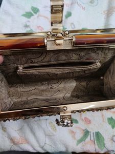 Golden Bridal clutch