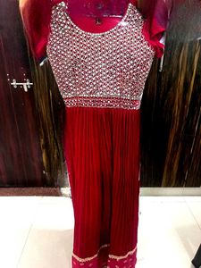 Elegant Maroon Kurta Set with Dupatta