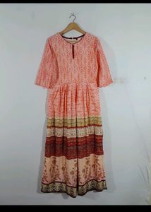 Floral Kurta &amp; Jacket Never Used Fixed Price