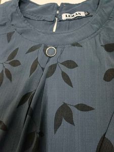 Stylish Leaf Print Kurta