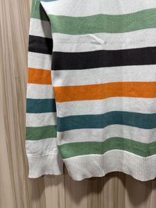 Jack &amp; Jones Multicolor Striped Crewneck Sweater