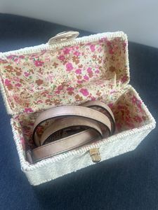 Woven Top Handle Bag