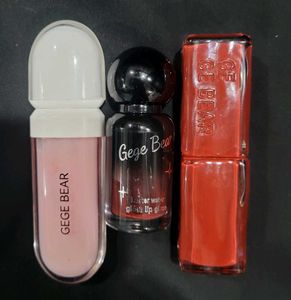 Gege Bear Lip Gloss &amp; Lipstick Set