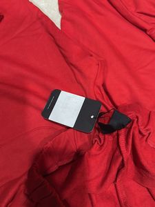 Red Graphic Print Pants