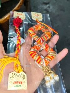 Beautiful Handcrafted Rakhi Set