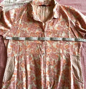 Floral Print Cotton Kurta