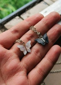 Butterfly  Necklaces Set with 2 free penden