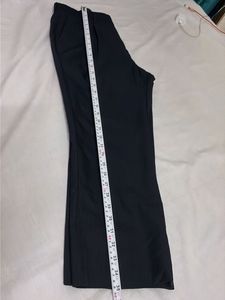 Unisex Classic Black Pleated Trousers