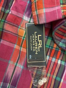 Pink Plaid Button-Up Shirt