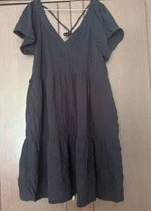 Chic Black Tiered Mini Dress