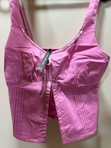 💖 Blush Pink Corset Top 💖