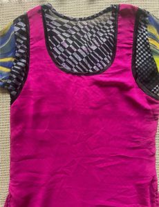 Pink Floral Embroidered Kurta