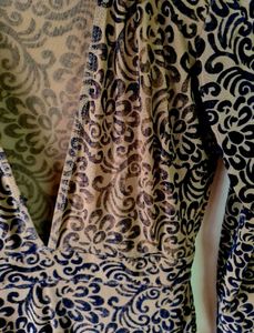 Elegant Patterned Maxi Dress