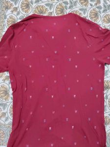 Mast &amp; Harbour Red Printed Tshirt