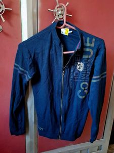 Navy Blue Full Zip Jacket